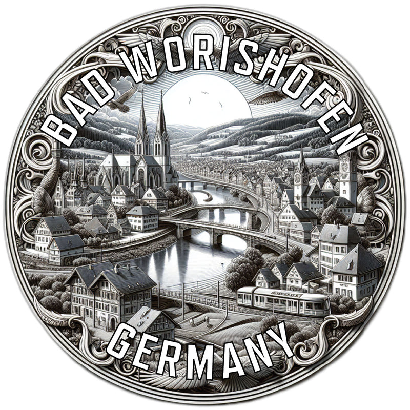 Bad Worishofen Germany Souvenir Vinyl Decal Sticker 2-Inch