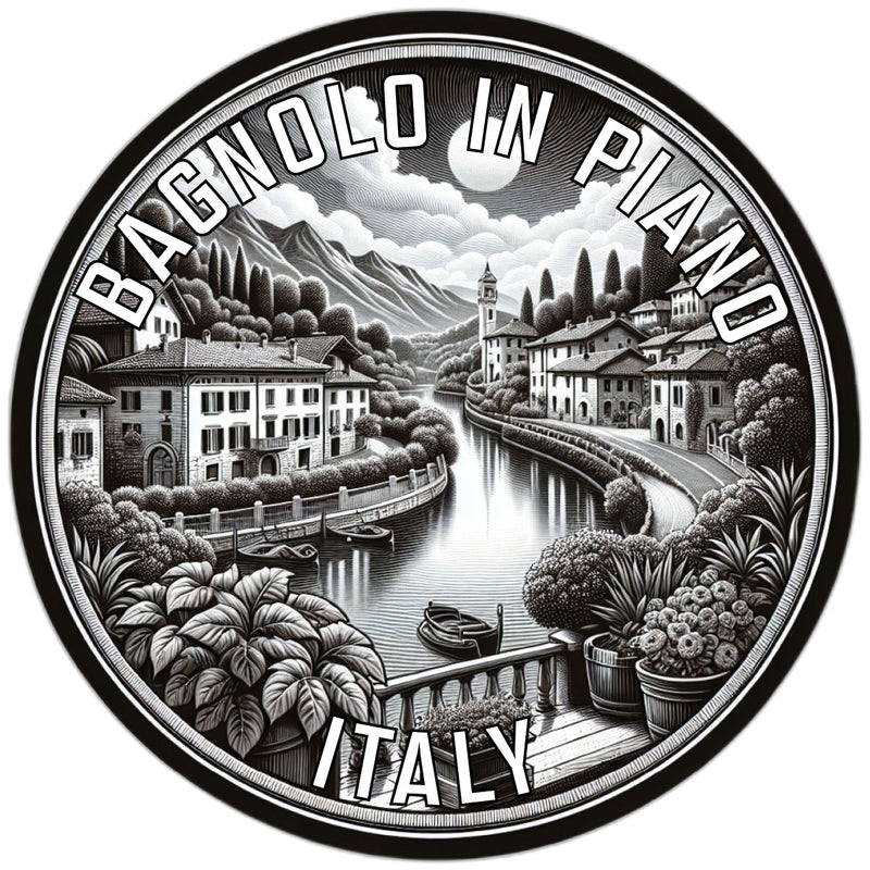 Bagnolo in Piano Italy Souvenir Die Cut Flat Magnet 3-Inch