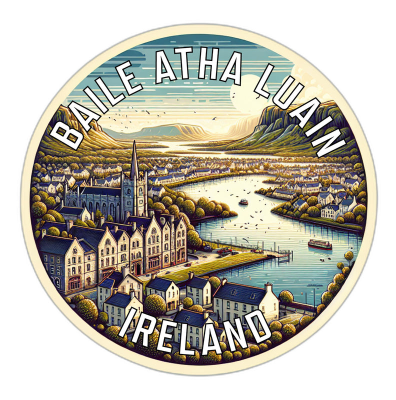 Baile Atha Luain Ireland Souvenir Vinyl Decal Sticker 2-Inch