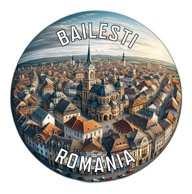 Bailesti Romania Souvenir Vinyl Decal Sticker 6-Inch