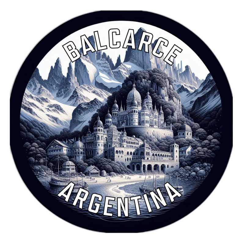 Balcarce Argentina Souvenir Die Cut Flat Magnet 2-Inch