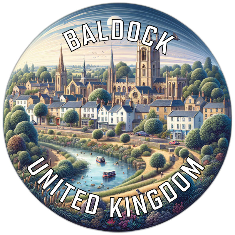Baldock United Kingdom Souvenir Die Cut Flat Magnet 2-Inch