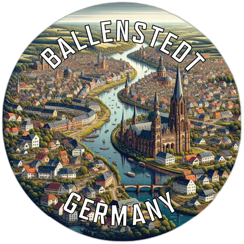 Ballenstedt Germany Souvenir Vinyl Decal Sticker 6-Inch