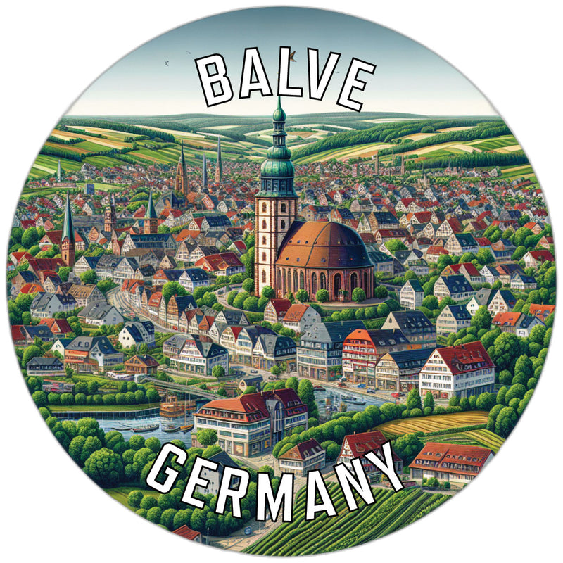 Balve Germany Souvenir Vinyl Decal Sticker 2-Inch