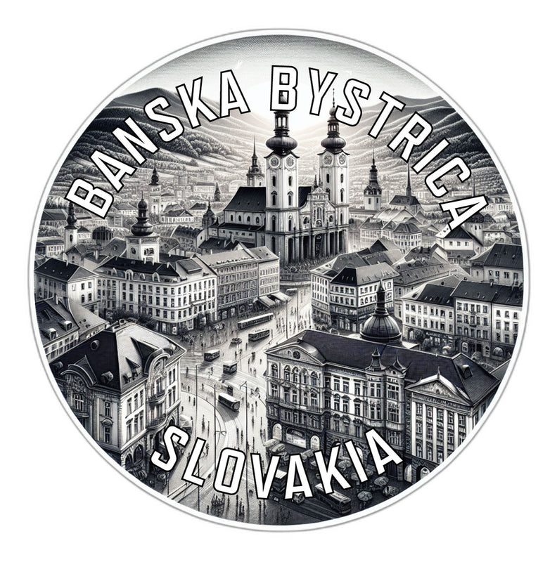 Banska Bystrica Slovakia Souvenir Die Cut Flat Magnet 2-Inch