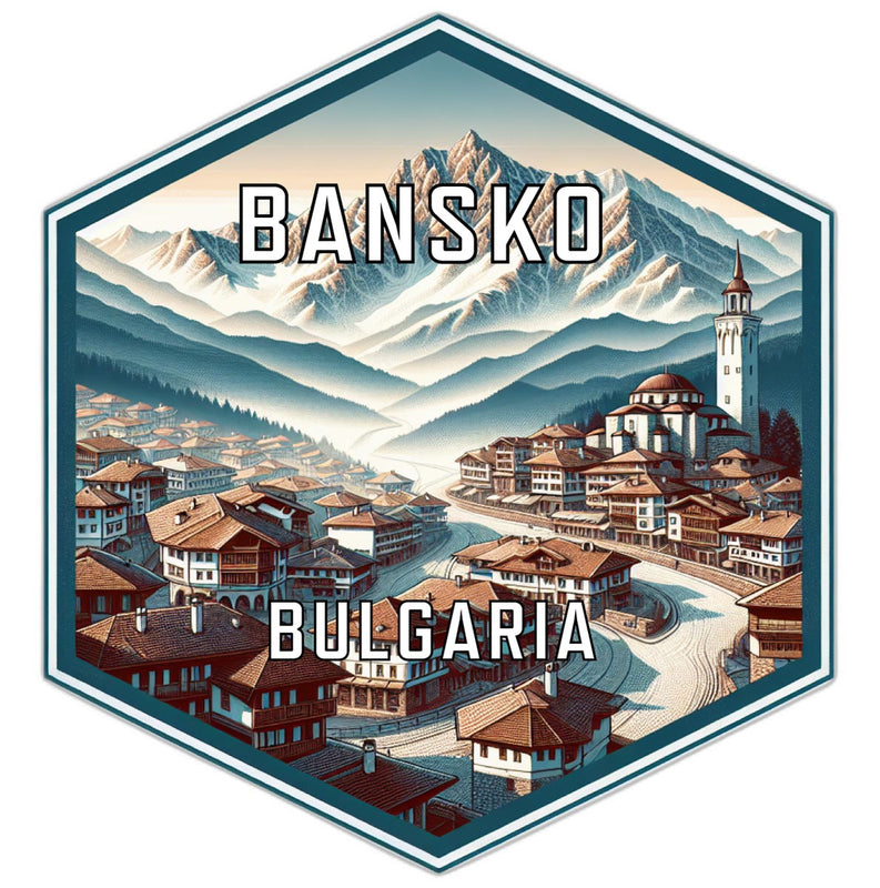 Bansko Bulgaria Travel Destination Souvenir Vinyl Decal Sticker 2-Inch