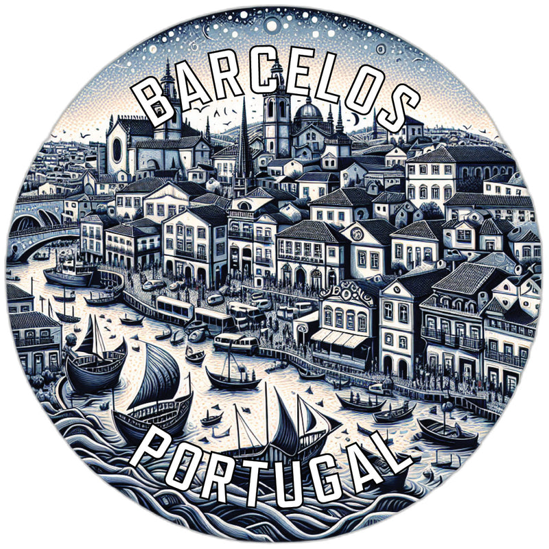 Barcelos Portugal Souvenir Die Cut Flat Magnet 2-Inch