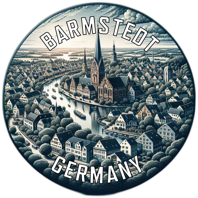 Barmstedt Germany Souvenir Vinyl Decal Sticker 6-Inch