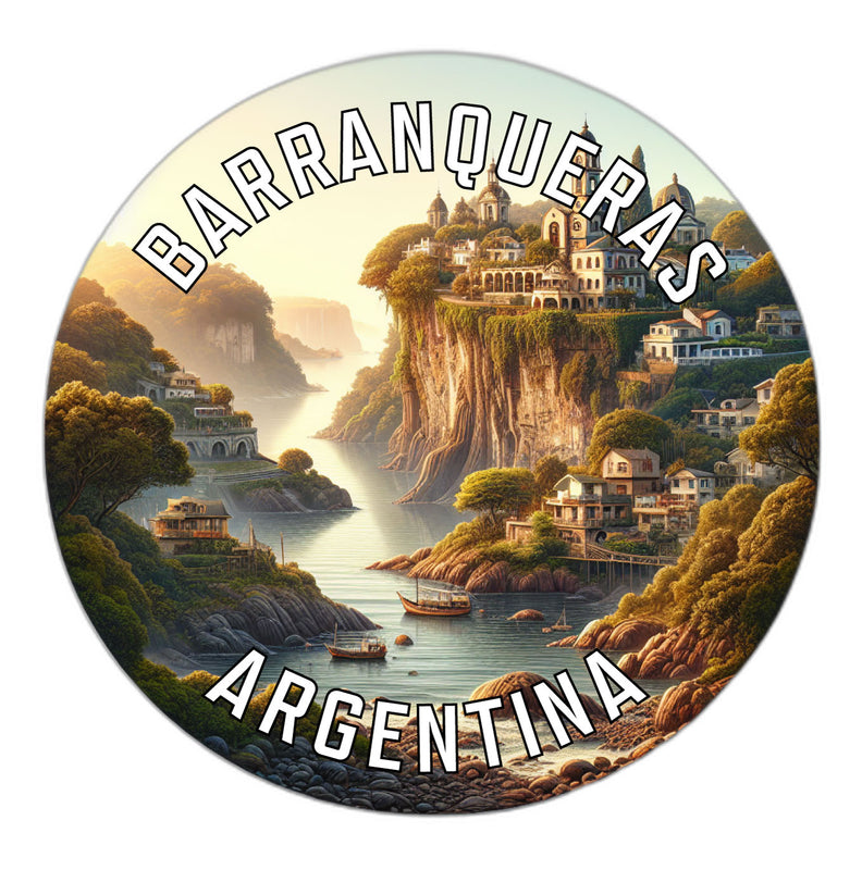 Barranqueras Argentina Souvenir Die Cut Flat Magnet 6-Inch