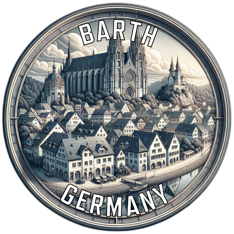 Barth Germany Souvenir Vinyl Decal Sticker 2-Inch