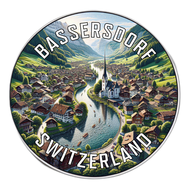 Bassersdorf Switzerland Souvenir Vinyl Decal Sticker 6-Inch