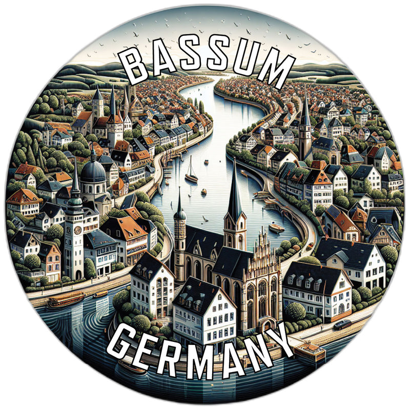 Bassum Germany Souvenir Vinyl Decal Sticker 6-Inch