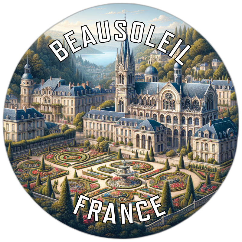 Beausoleil France Souvenir Vinyl Decal Sticker 2-Inch