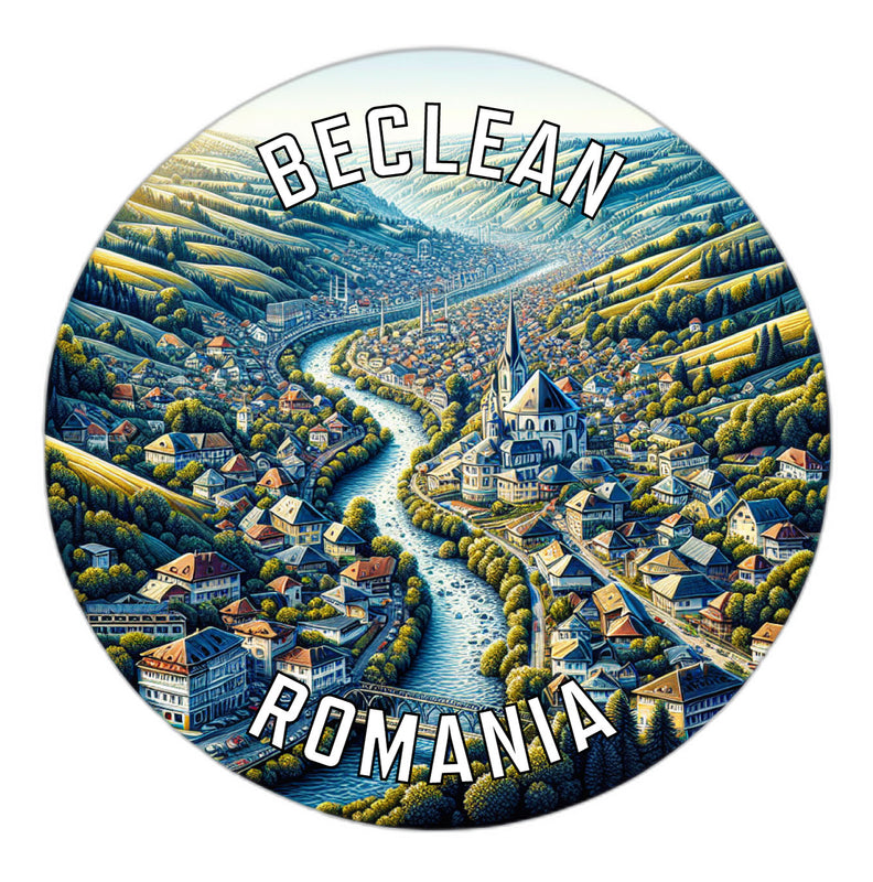 Beclean Romania Souvenir Vinyl Decal Sticker 2-Inch