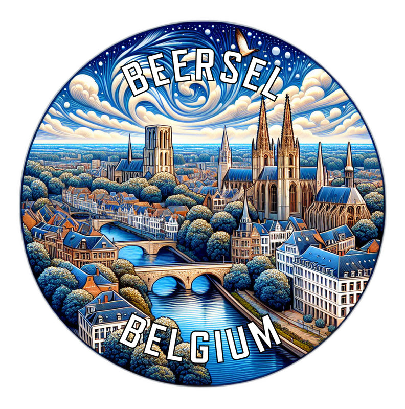 Beersel Belgium Souvenir Vinyl Decal Sticker 2-Inch