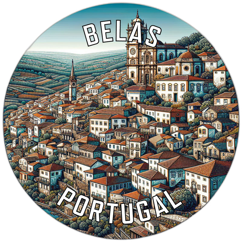 Belas Portugal Souvenir Vinyl Decal Sticker 2-Inch