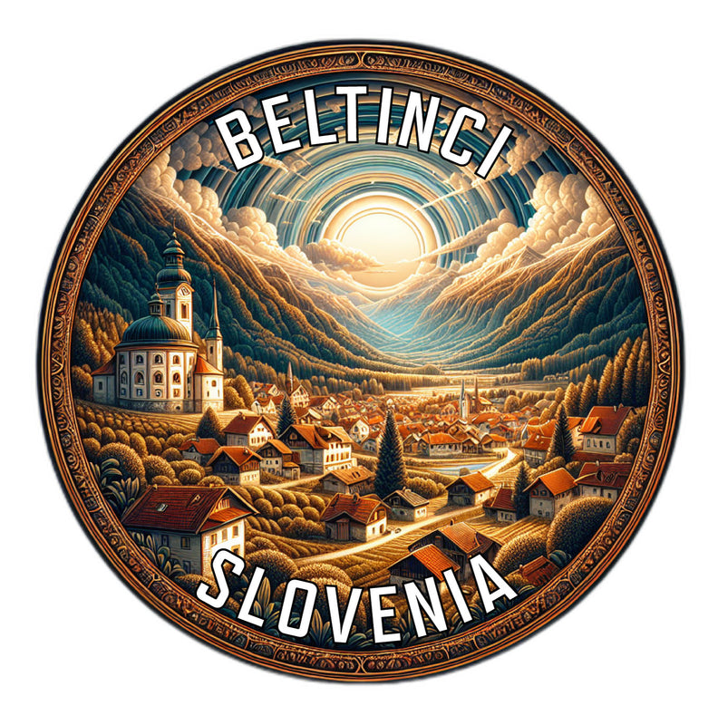 Beltinci Slovenia Souvenir Die Cut Flat Magnet 2-Inch