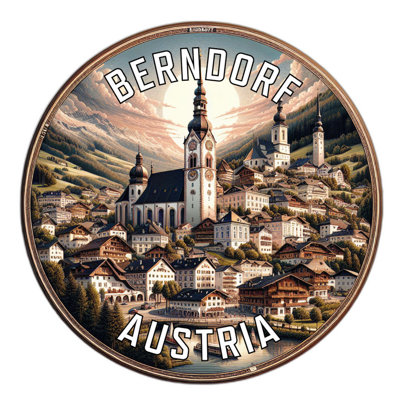 Berndorf Austria Souvenir Vinyl Decal Sticker 6-Inch