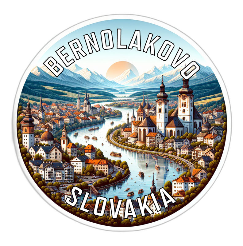 Bernolakovo Slovakia Souvenir Die Cut Flat Magnet 6-Inch