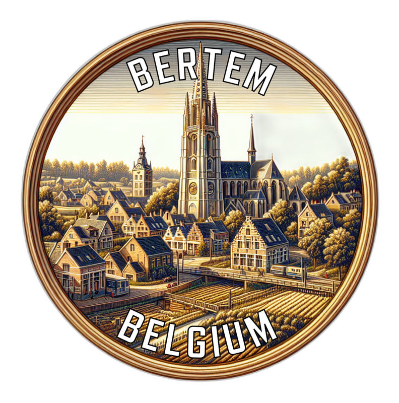 Bertem Belgium Souvenir Vinyl Decal Sticker 6-Inch