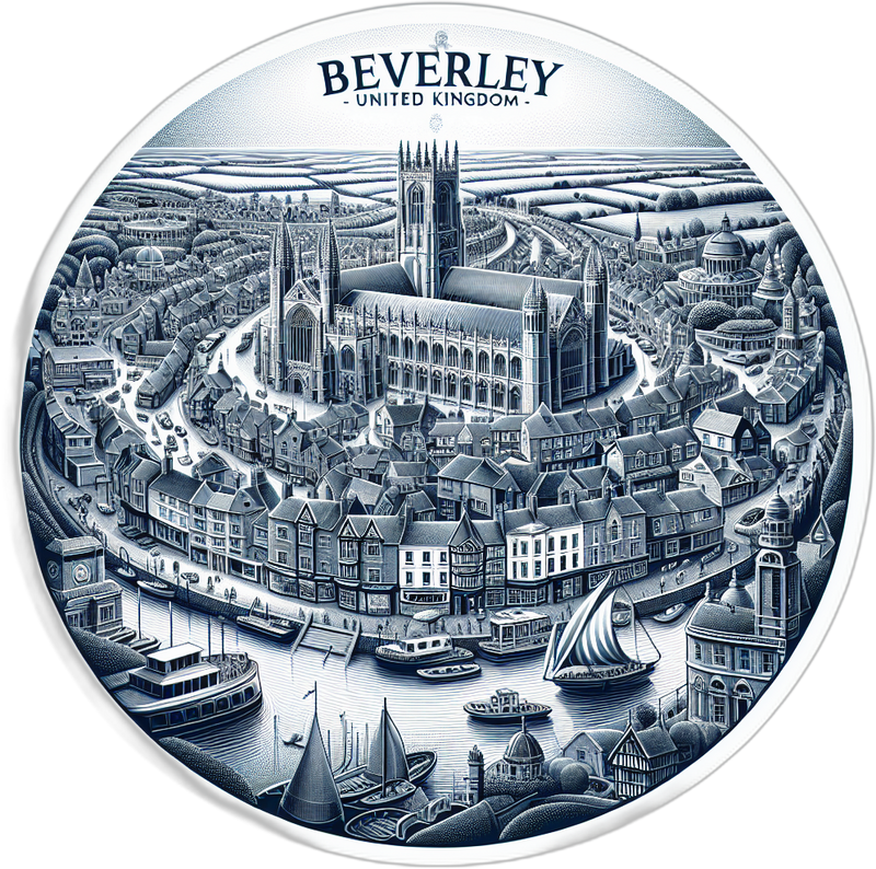 Beverley United Kingdom Souvenir Vinyl Decal Sticker 6-Inch