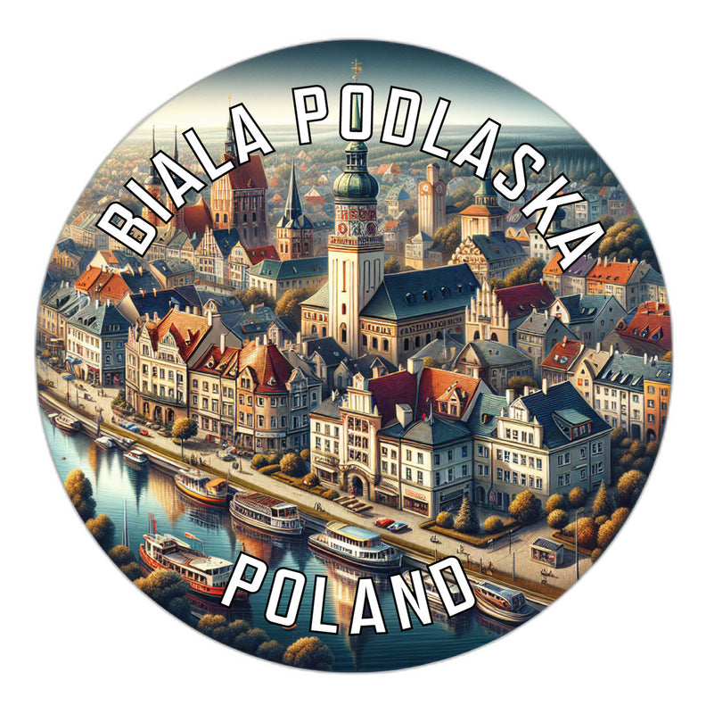Biala Podlaska Poland Souvenir Vinyl Decal Sticker 6-Inch