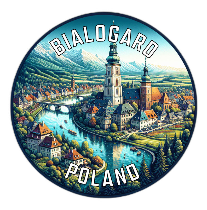 Bialogard Poland Souvenir Vinyl Decal Sticker 2-Inch
