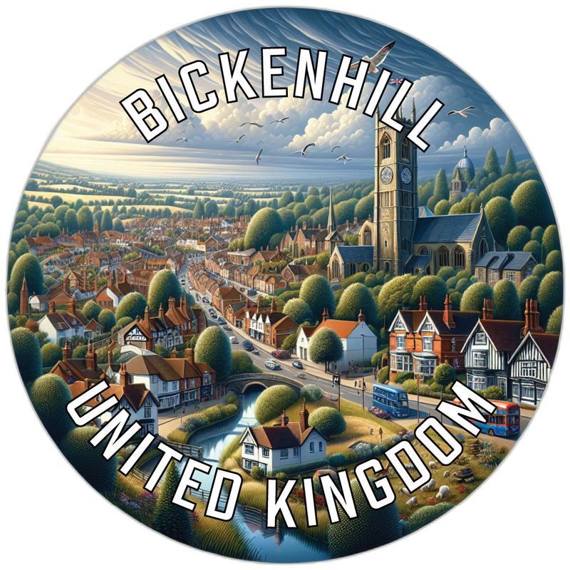 Bickenhill United Kingdom Souvenir Vinyl Decal Sticker 6-Inch