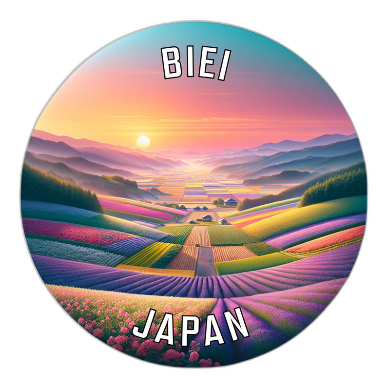 Biei Japan Souvenir Vinyl Decal Sticker 6-Inch