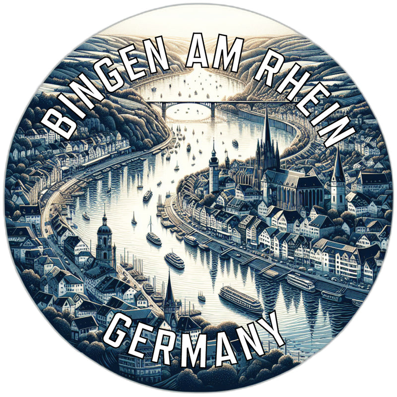 Bingen am Rhein Germany Souvenir Vinyl Decal Sticker 2-Inch