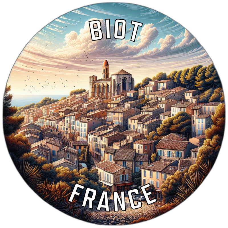 Biot France Souvenir Vinyl Decal Sticker 3-Inch