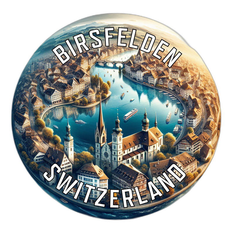 Birsfelden Switzerland Souvenir Vinyl Decal Sticker 6-Inch