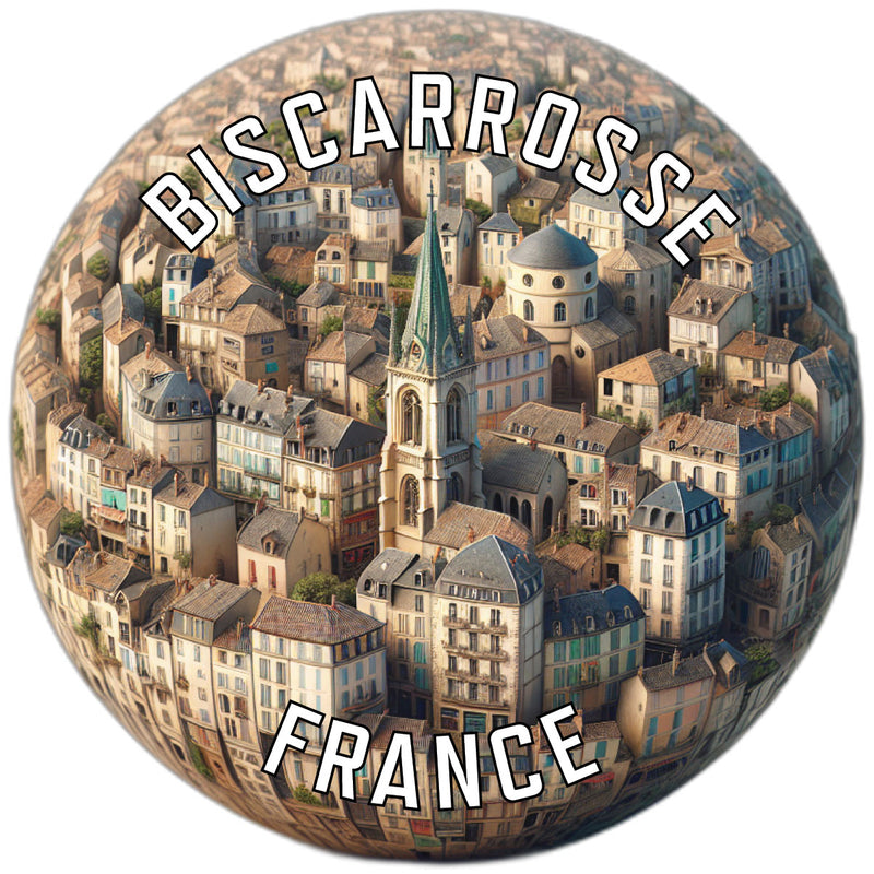 Biscarrosse France Souvenir Vinyl Decal Sticker 6-Inch