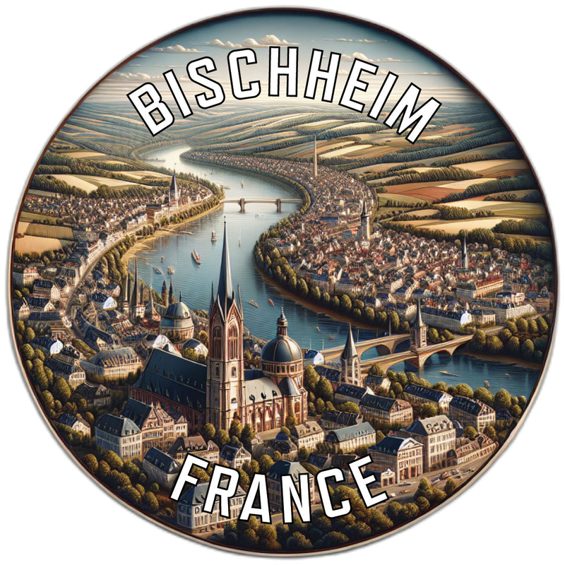 Bischheim France Souvenir Vinyl Decal Sticker 2-Inch