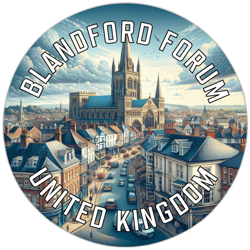 Blandford Forum United Kingdom Souvenir Vinyl Decal Sticker 2-Inch