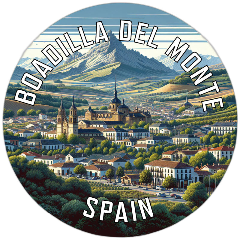 Boadilla del Monte Spain Souvenir Die Cut Flat Magnet 6-Inch