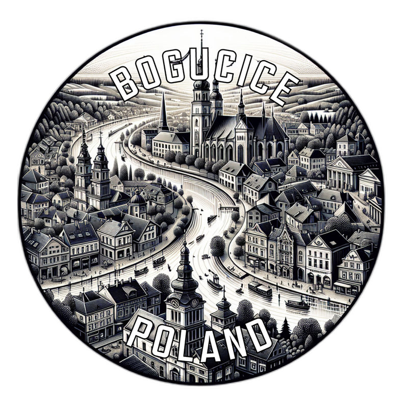 Bogucice Poland Souvenir Vinyl Decal Sticker 3-Inch