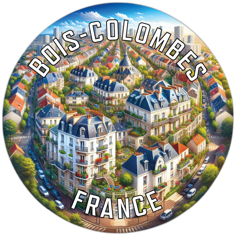 Bois Colombes France Souvenir Vinyl Decal Sticker 2-Inch