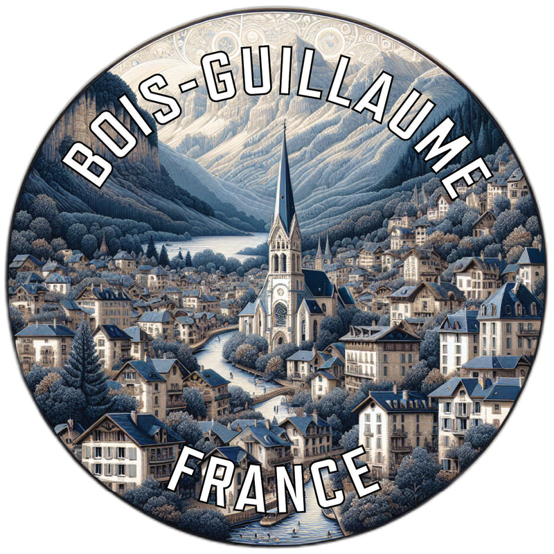 Bois Guillaume France Souvenir Vinyl Decal Sticker 6-Inch