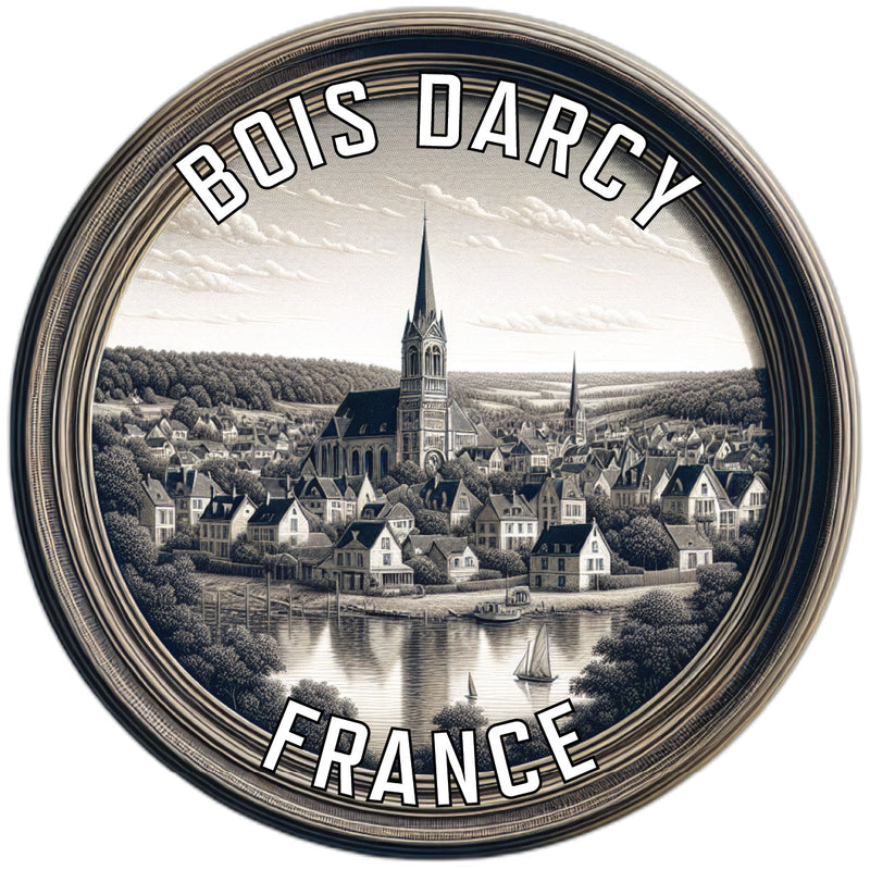 Bois dArcy Souvenir Die Cut Flat Magnet 6-Inch