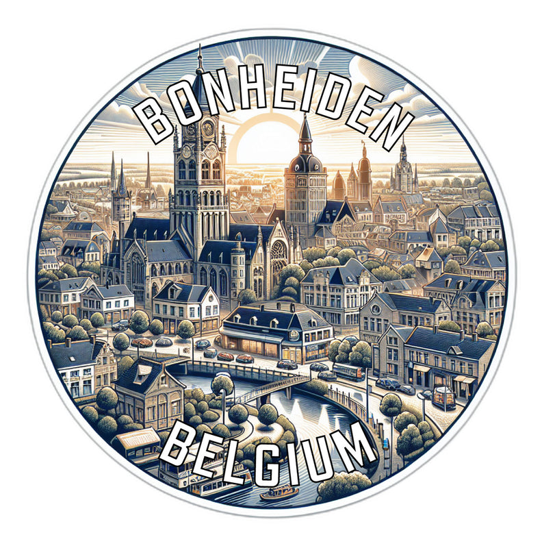 Bonheiden Belgium Souvenir Vinyl Decal Sticker 2-Inch
