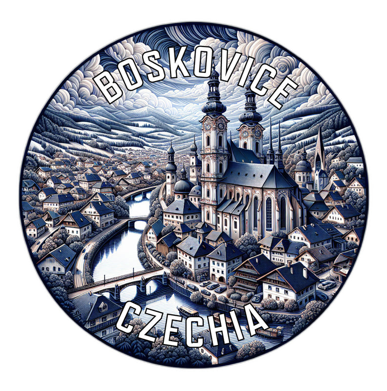 Boskovice Czechia Souvenir Vinyl Decal Sticker 2-Inch