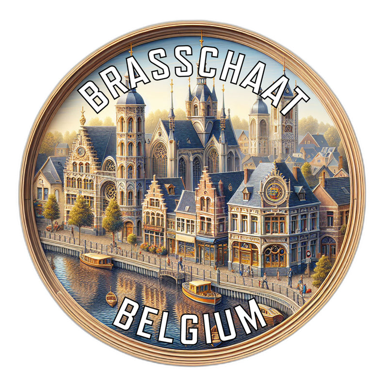 Brasschaat Belgium Souvenir Vinyl Decal Sticker 6-Inch