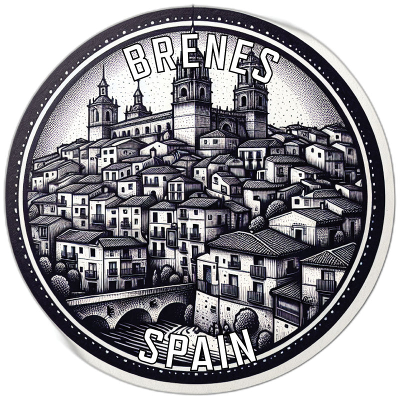 Brenes Spain Souvenir Vinyl Decal Sticker 2-Inch