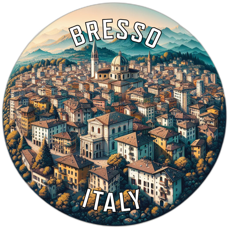 Bresso Italy Souvenir Vinyl Decal Sticker 2-Inch