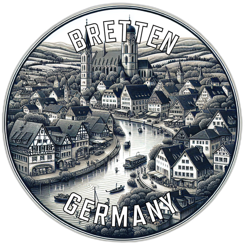 Bretten Germany Souvenir Vinyl Decal Sticker 6-Inch