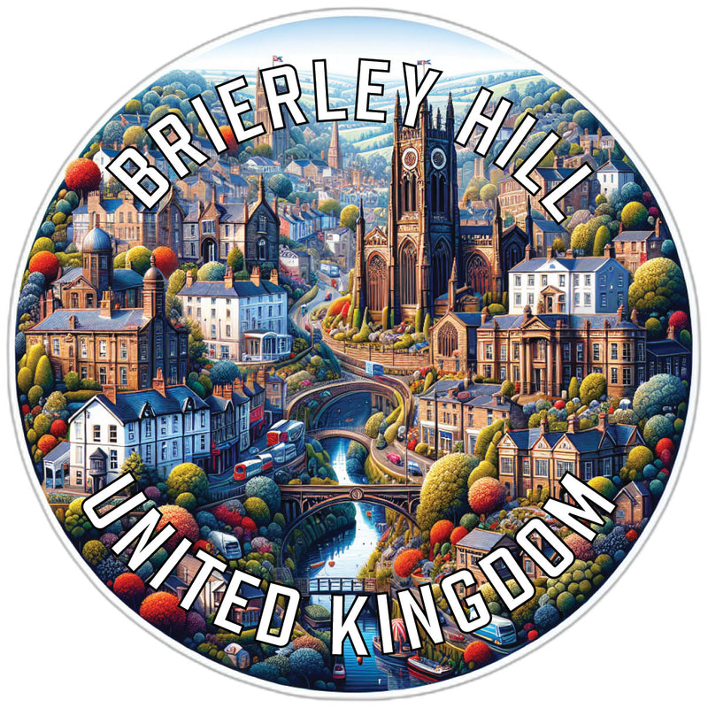 Brierley Hill United Kingdom Souvenir Vinyl Decal Sticker 2-Inch