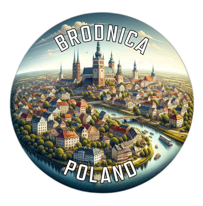 Brodnica Poland Souvenir Vinyl Decal Sticker 2-Inch