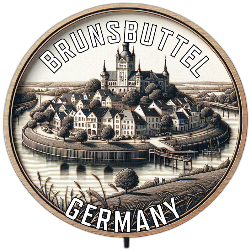 Brunsbuttel Germany Souvenir Vinyl Decal Sticker 2-Inch