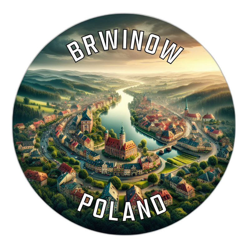Brwinow Poland Souvenir Vinyl Decal Sticker 6-Inch